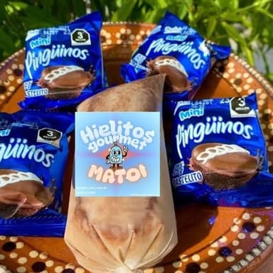 Hielito gourmet sabor pinguino