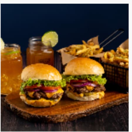 Burgers Super Quesos X2 Con Papas y bebidas