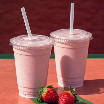 Licuado de fresa 1/2