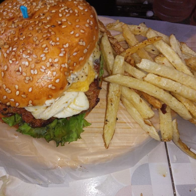 Hamburguesa Queso y Tocino