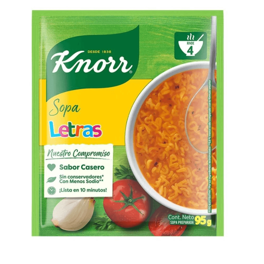 KNORR SOPA DE LETRAS INSTATANIA