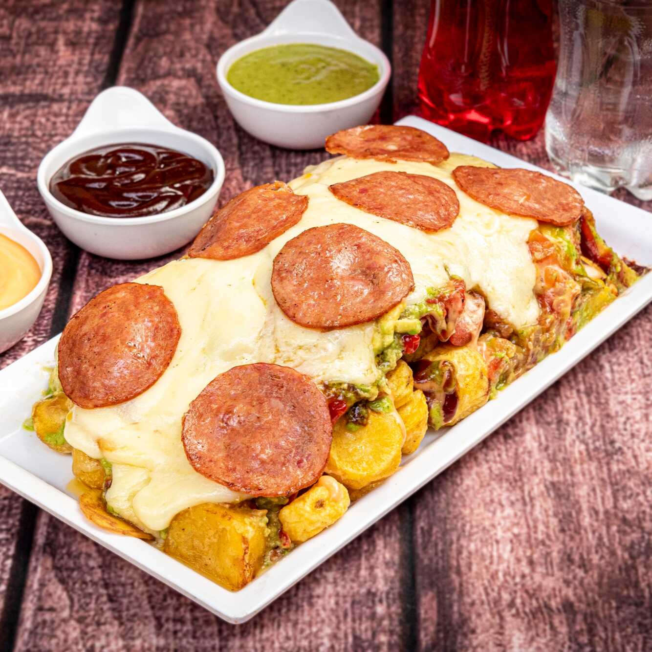 Salchipapa Tastypizza 2 Personas