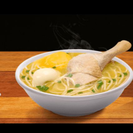 Caldo de Gallina con Presa Grande