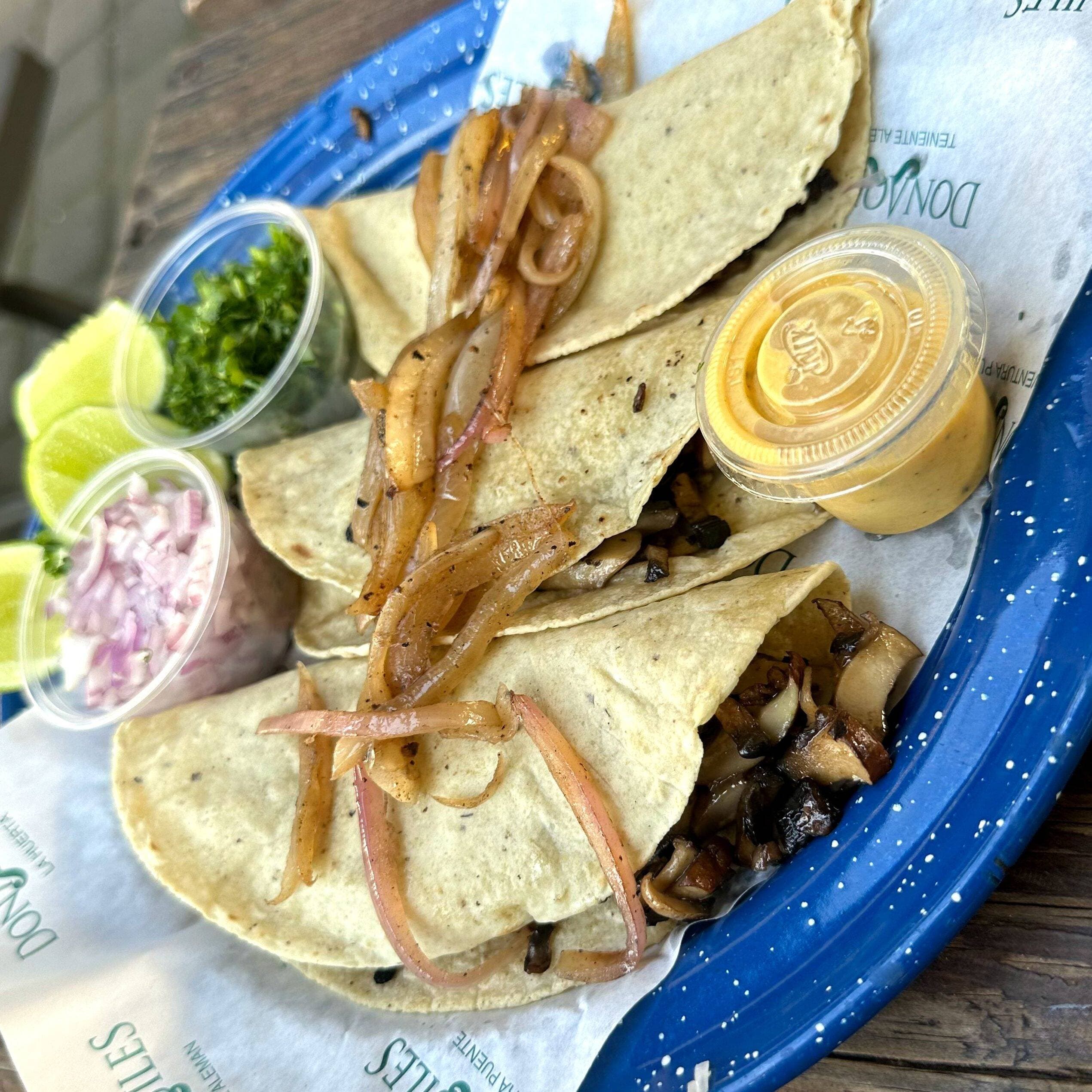 Orden de Tacos de Portobello