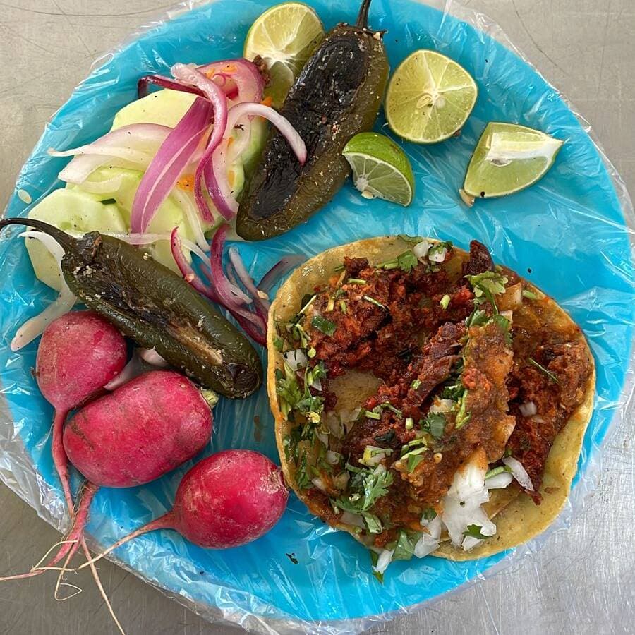 Taco de Chorizo