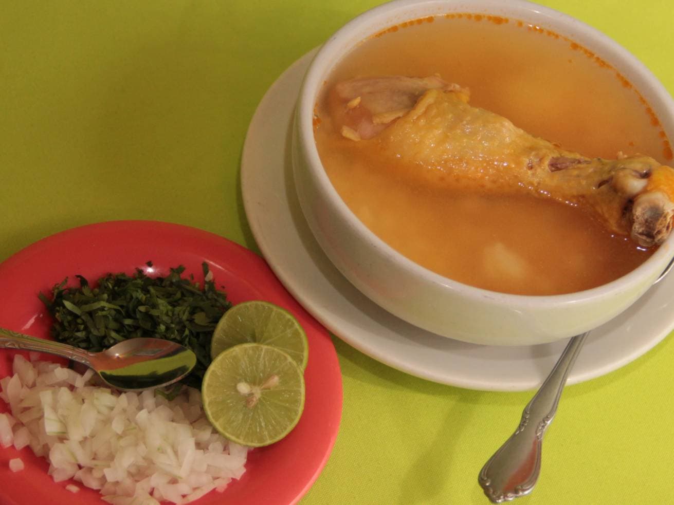 Caldo con Higados