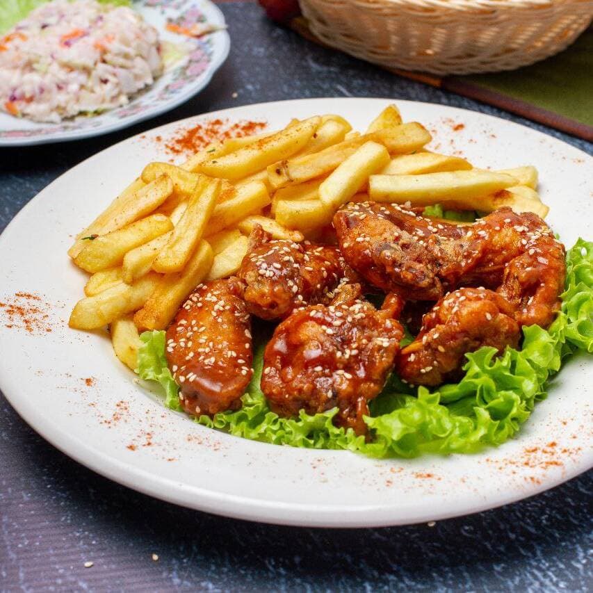 ALITAS CRYSPY EN SALSA BUFALO X6 + COCA-COLA 250ML