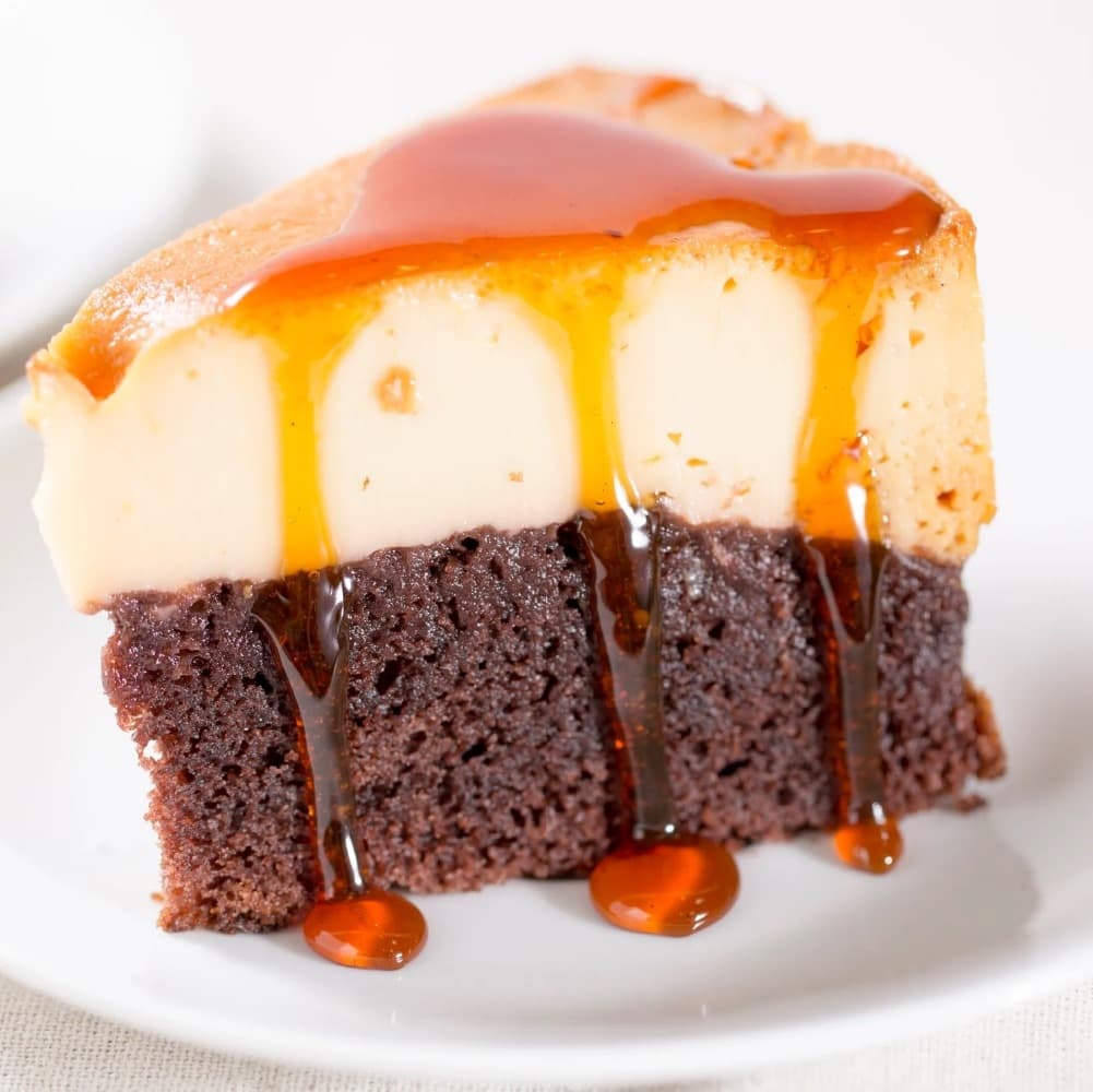 Rebanada de Chocoflan