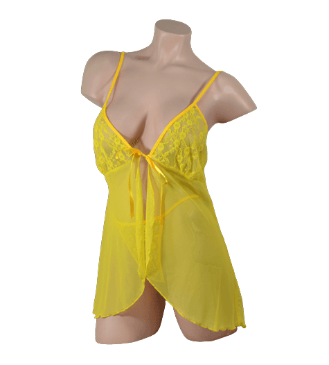 BABY DOLL AMARILLO TALLA GRANDE