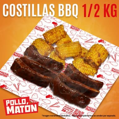 1/2KG COSTILLAS BBQ APPS