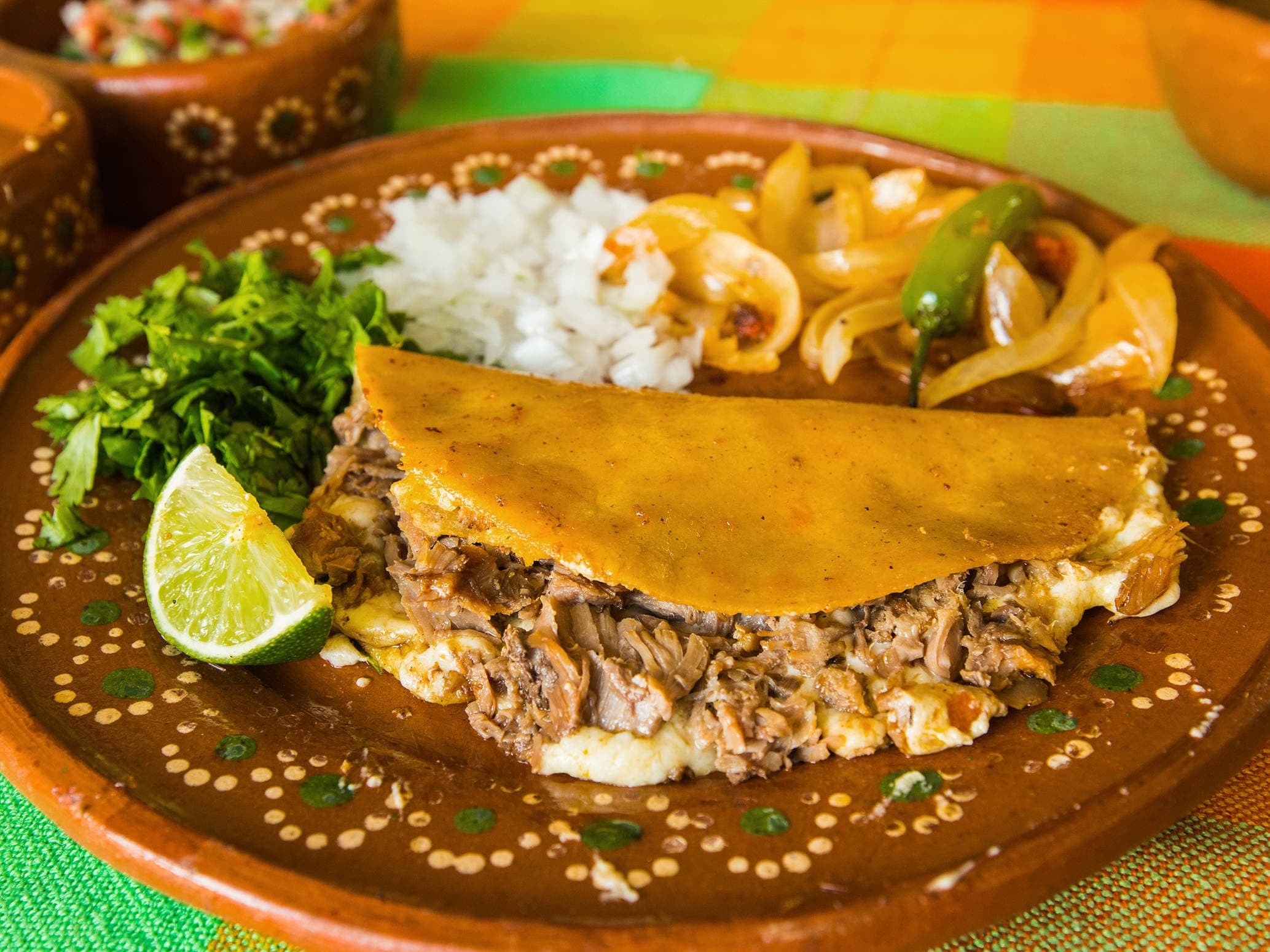 Quesadilla con Birria
