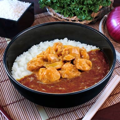 Curry con Pollo en Salsa de Ajo