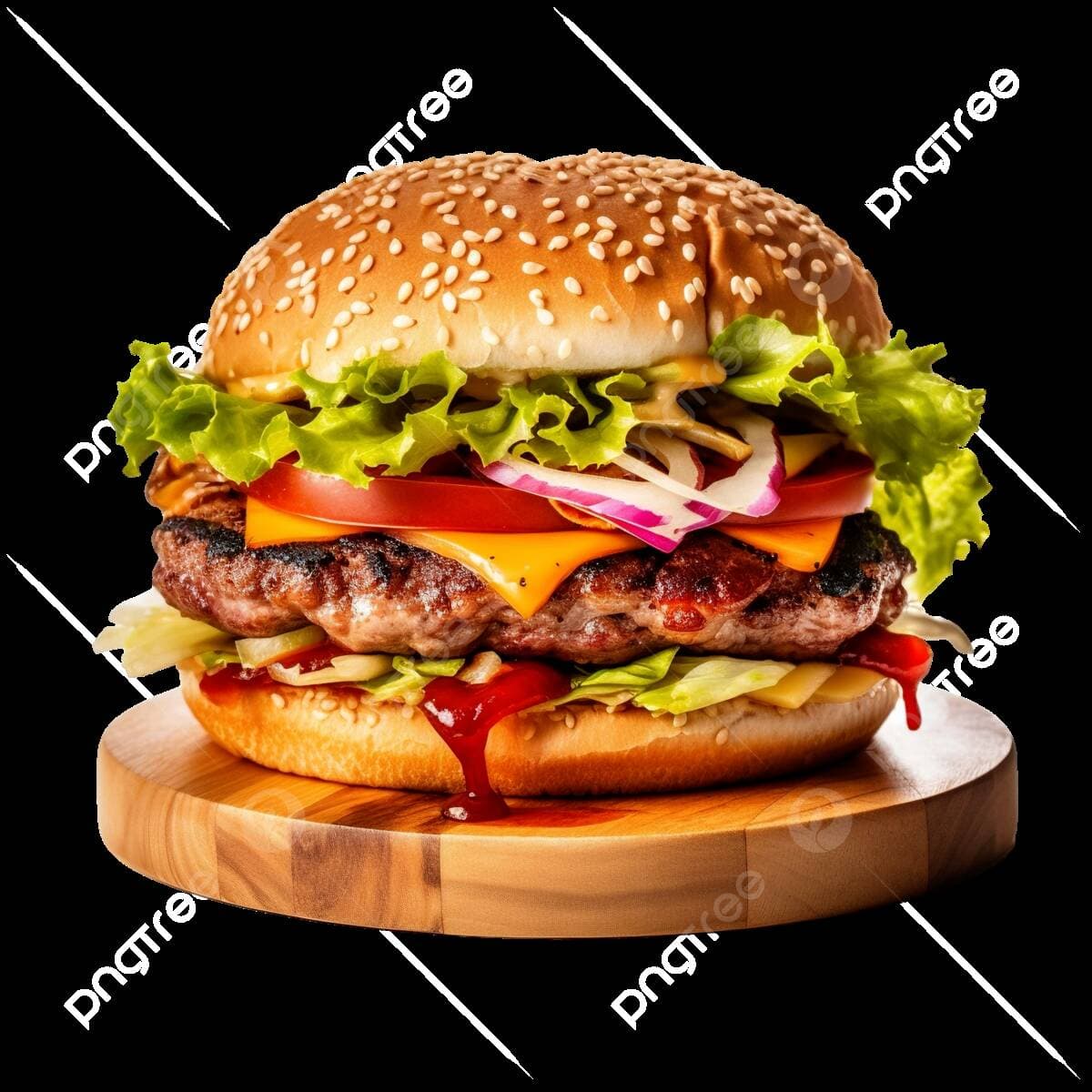 Perro sencillo y Hamburguesa