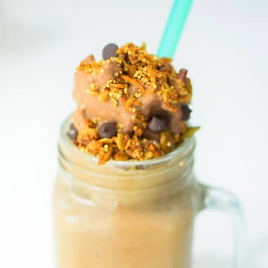 Dad's Strong Mocha Smoothie