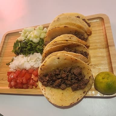 Orden de Tacos Bistec 4 Tacos
