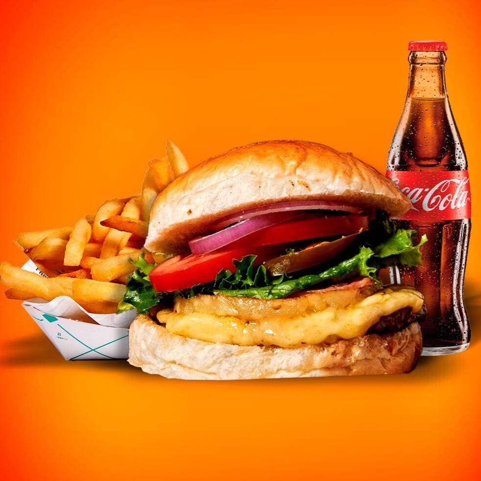 COMBO ALOHA CON PAPAS Y REFRESCO