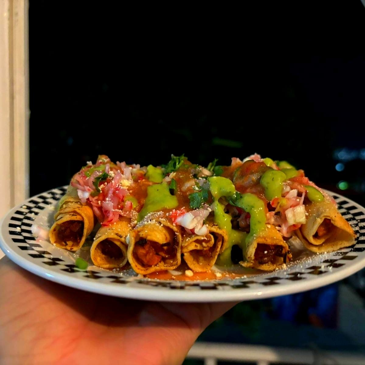 6 Tacos dorados