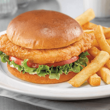 #Promo Hamburguesa Crispy de Pollo + Papas