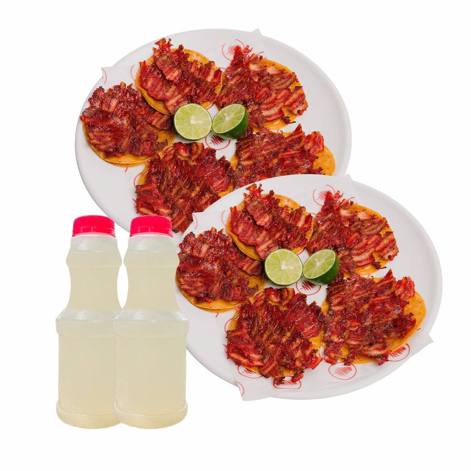 Combo Trompo 2 + 2 Aguas Frescas.
