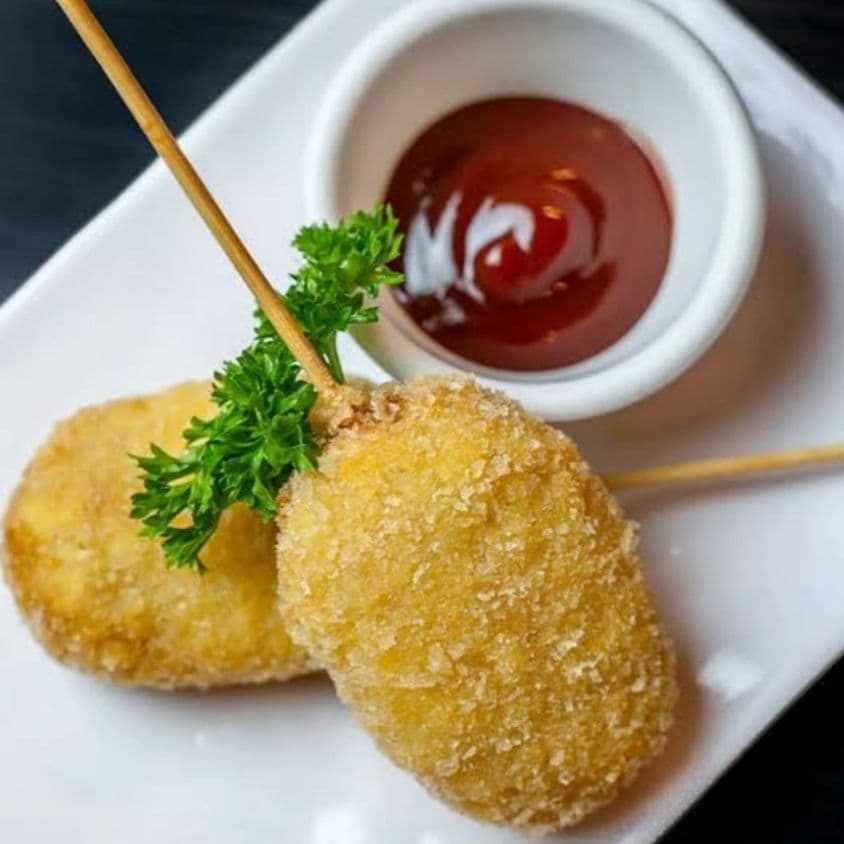 Kushiages de Plátano