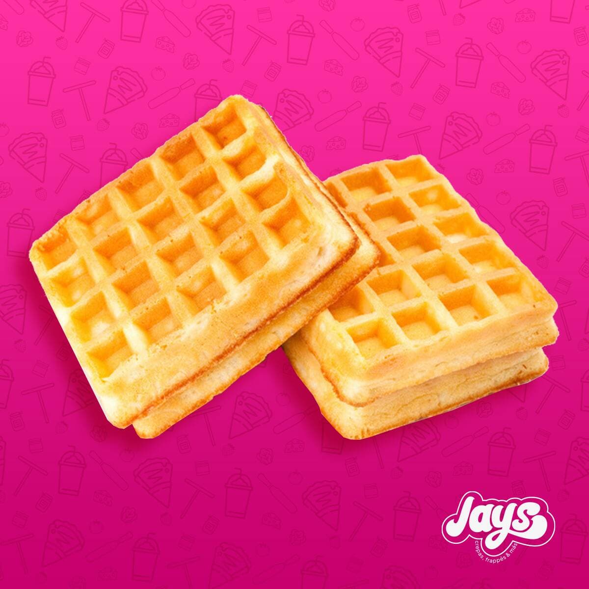 Waffles 2 Piezas