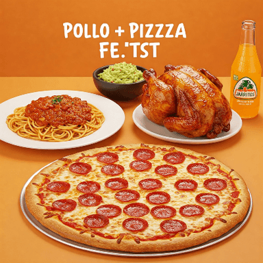 Combo FEST Pizza + 1/2 Pollo