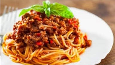 Spaguetti Bolognesa