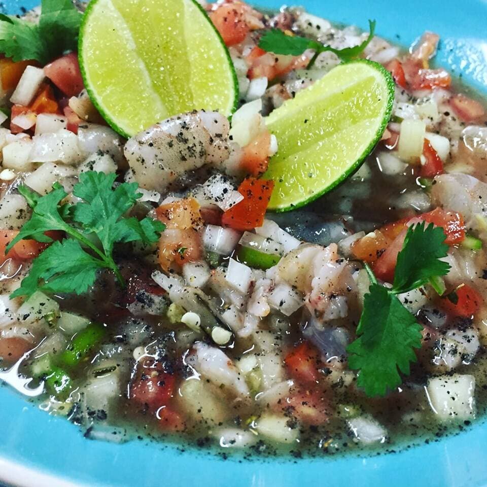 Ceviche de camarón