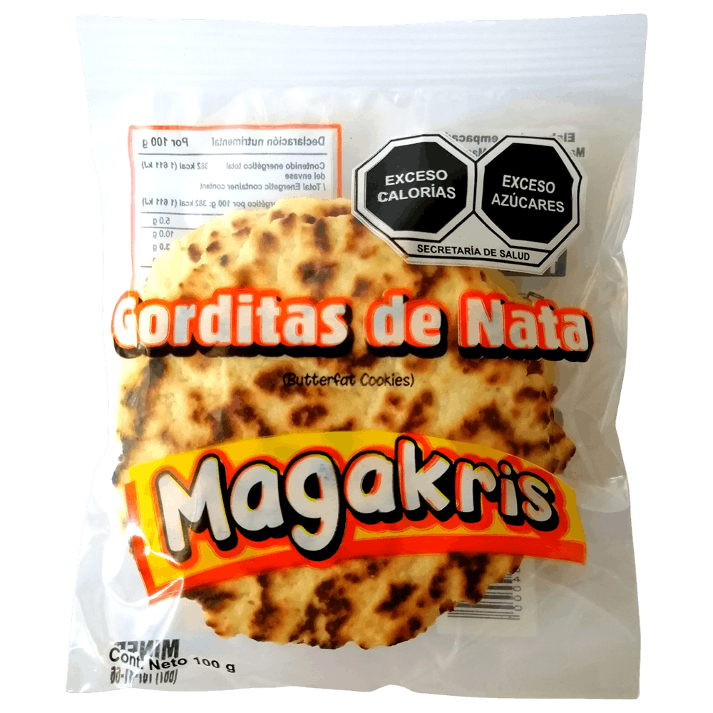 Gorditas de Nata Magakris 4pza 100grs