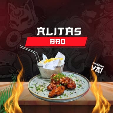 Alitas BBQ 6 Uds