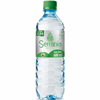 Agua con Gas de 600 ml