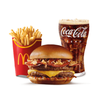 McCombo Grande Crispy Onion Barbecue 2 Carnes
