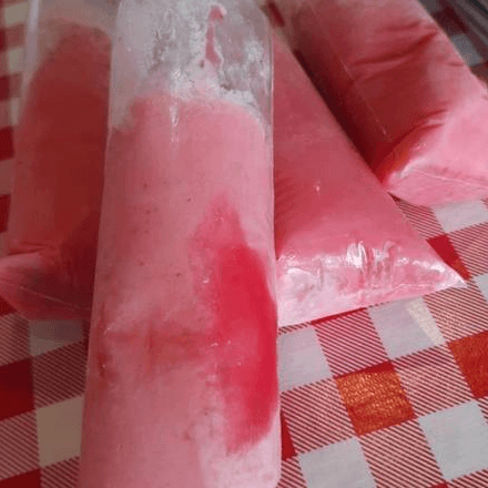 Bolis de Fresas con Crema