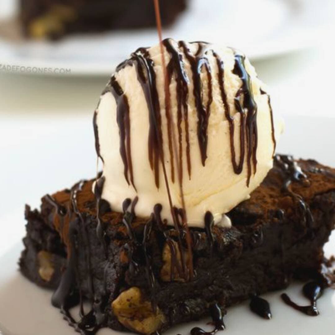 Brownie con Helado