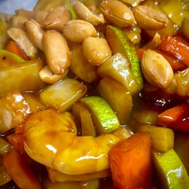 Camarón KungPao 🍤🥜🌶