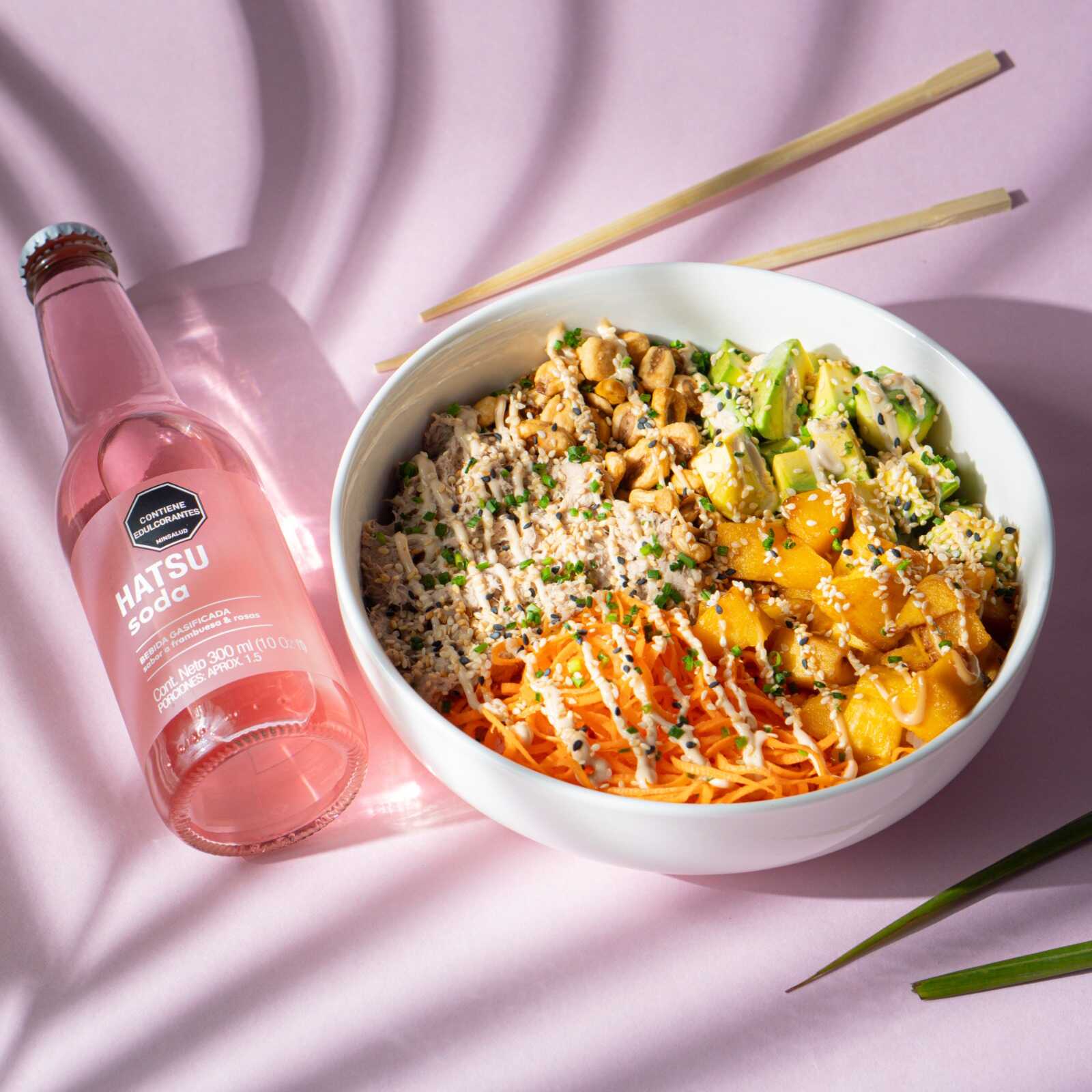 Combo HATSU Poke Atún Tropical