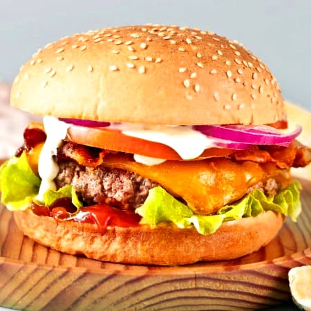 HAMBURGUESA SENCILLA