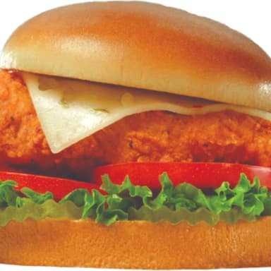 Nueva Hamburguesa de Pollo Picante Deluxe