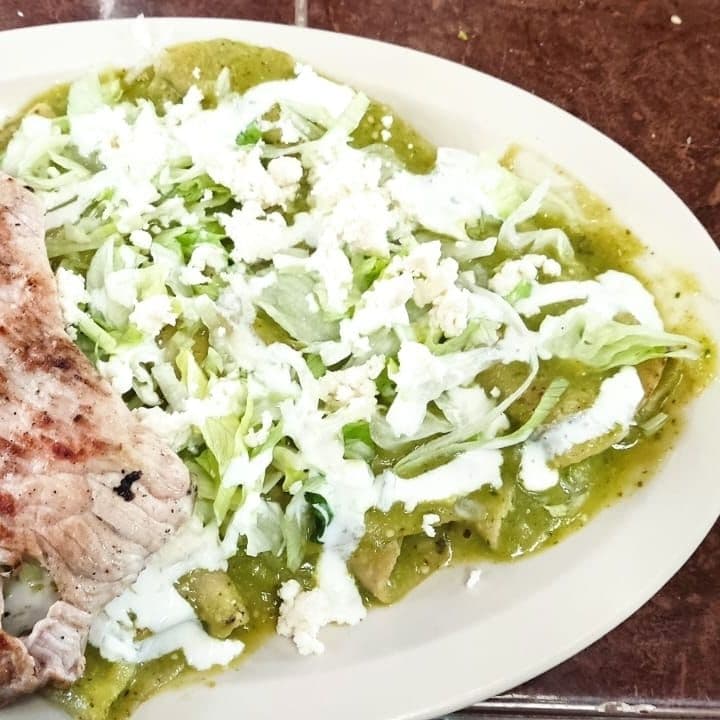 Enchiladas Verdes C/huevo