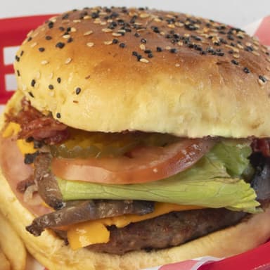 HAMBURGUESA ESPECIAL CON PAPAS