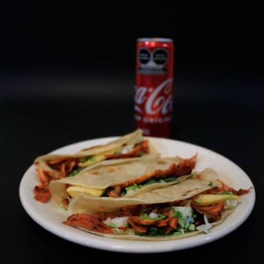 Pack Dos (3 Gringas al Pastor + 1 LT Agua)