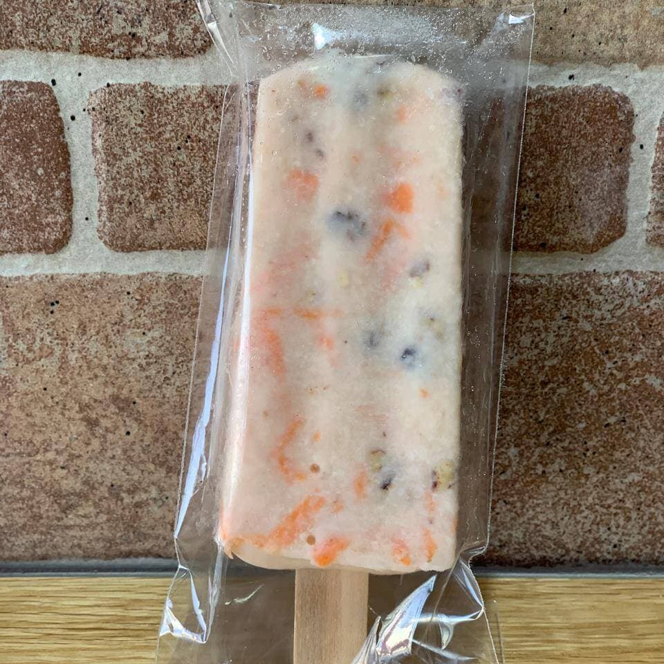 Paleta de Yogurth con Zanahoria