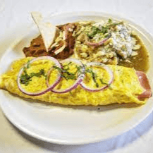 Omelette con Champiñones y Quesillo