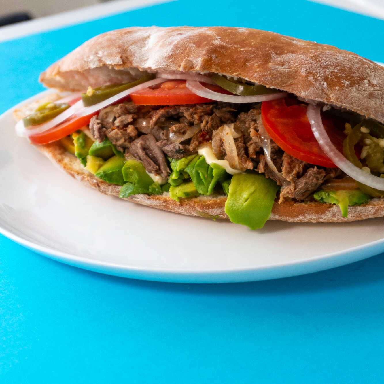 Lonche Bistec