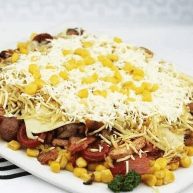 Salchipapa Mixta