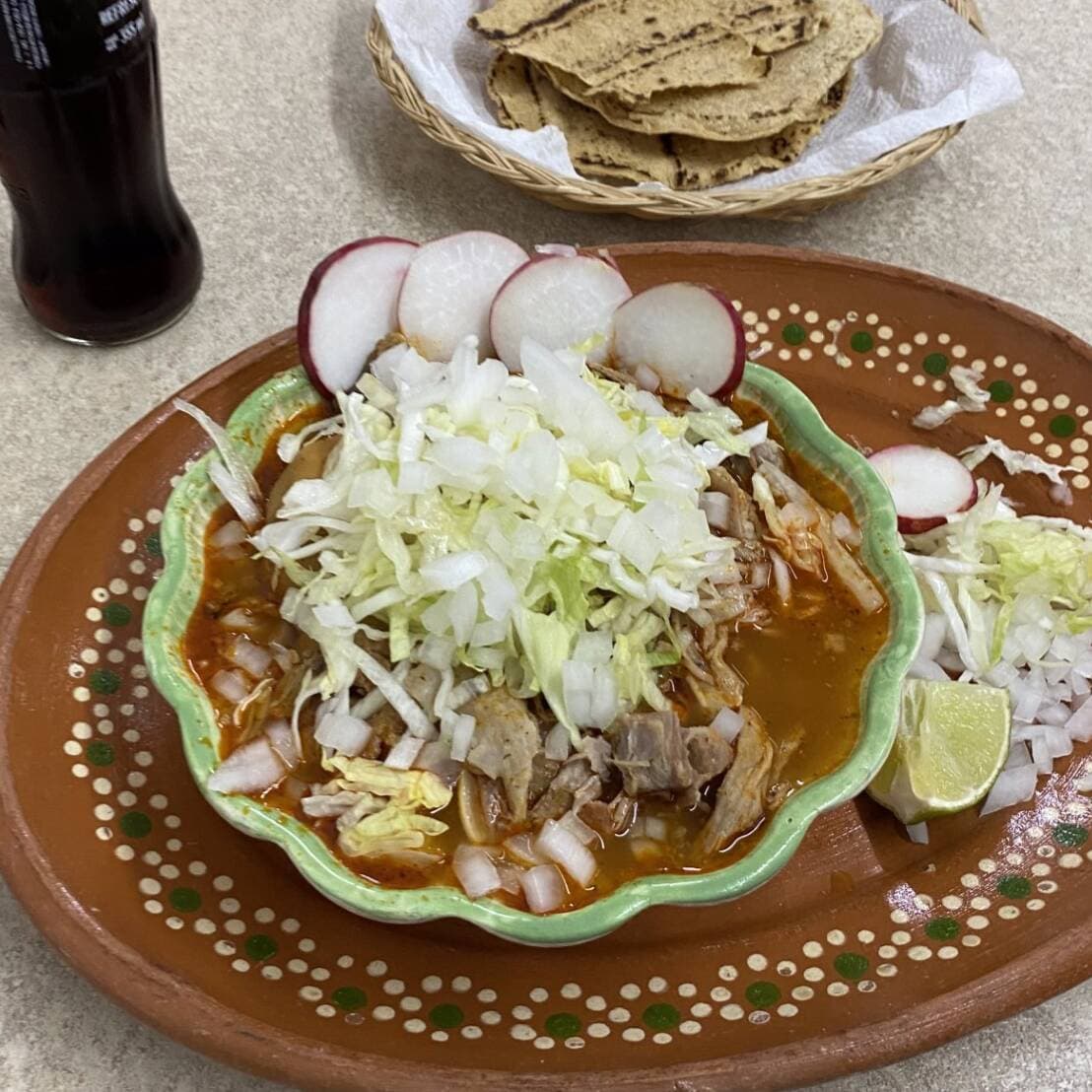 Pozole Rojo Medio Litro