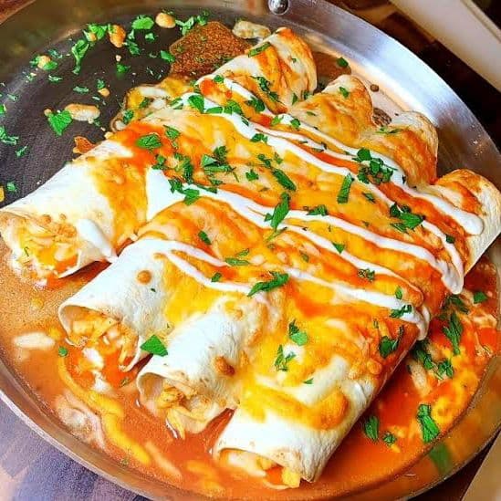Enchiladas Suizas Rojas Combo