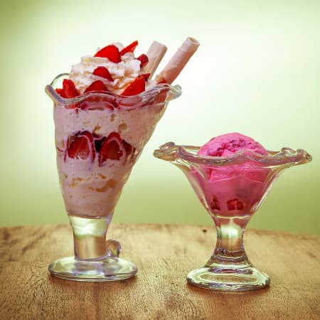 Fresas Con Crema + Helado