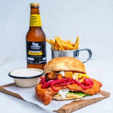Combo Pork Sandwich.-