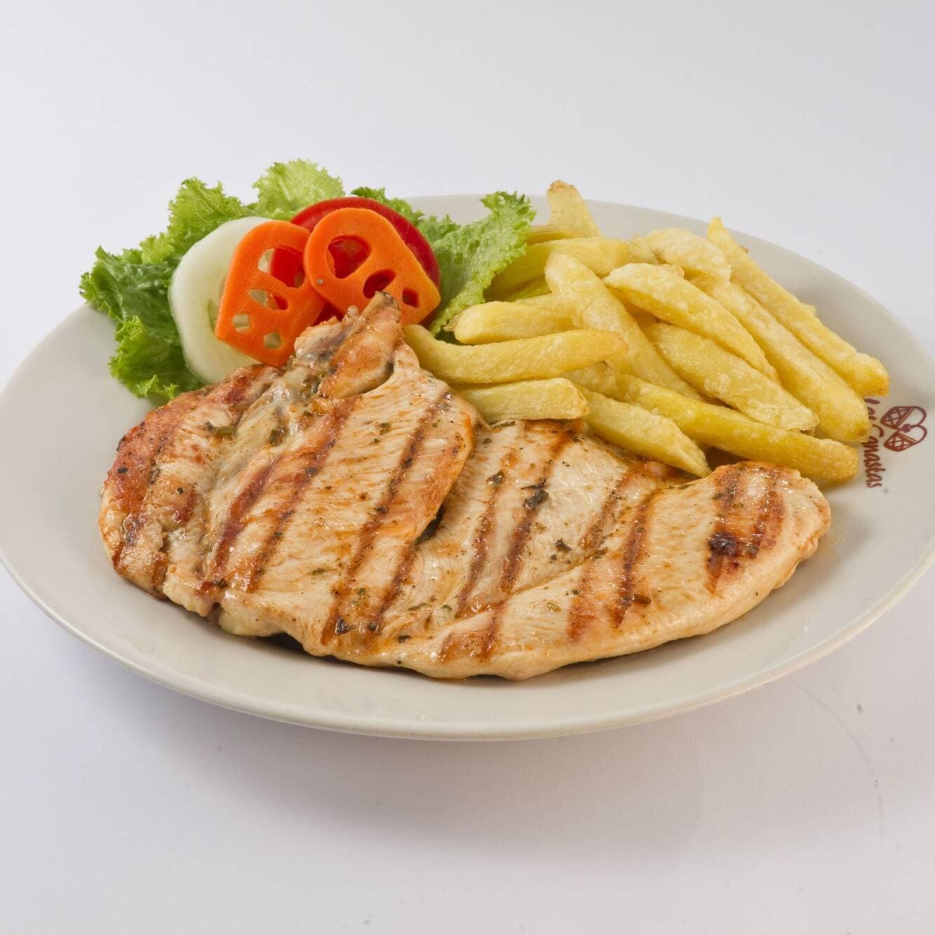 Filete de pollo + Papa francesa